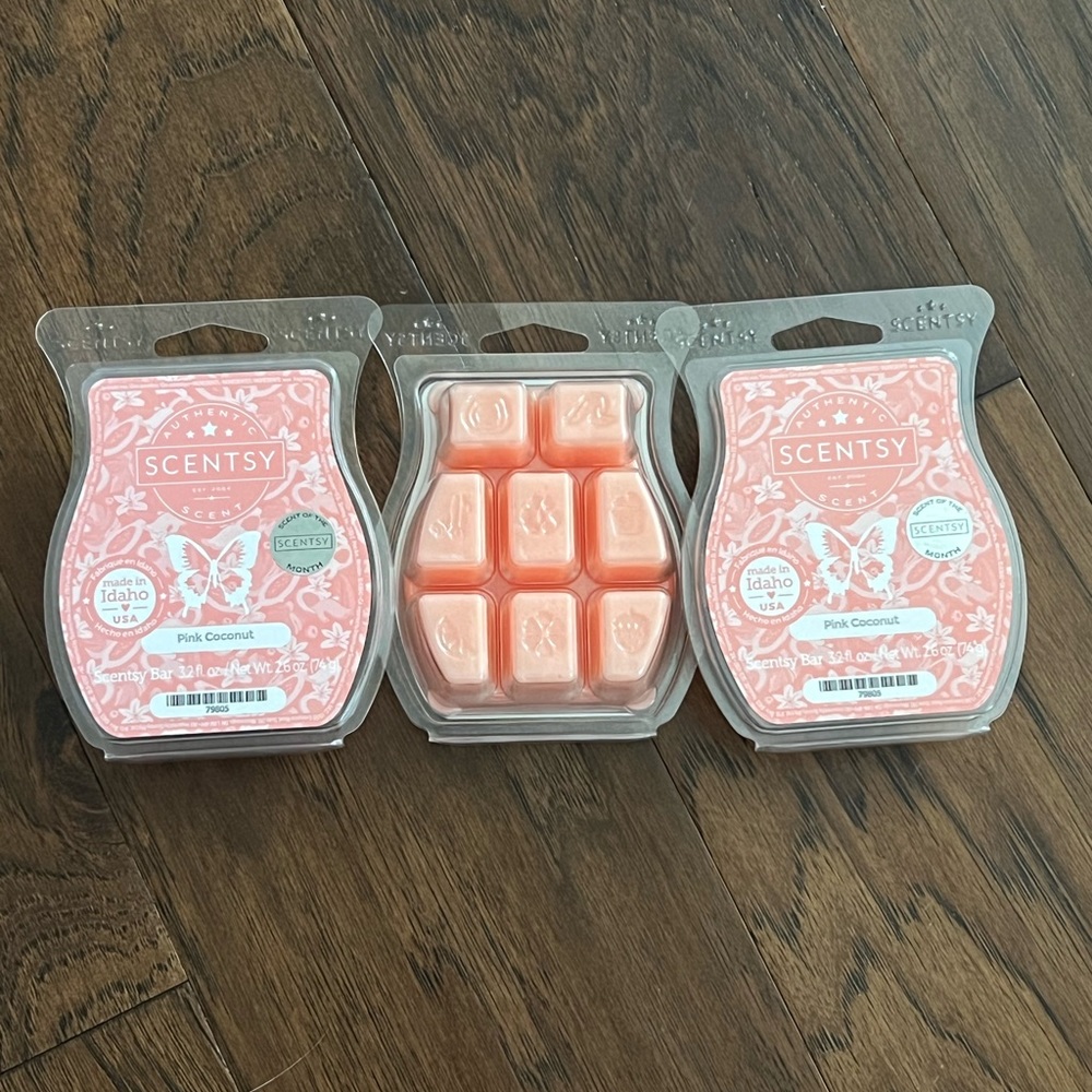 NEW- Scentsy Pink Coconut (x3)
